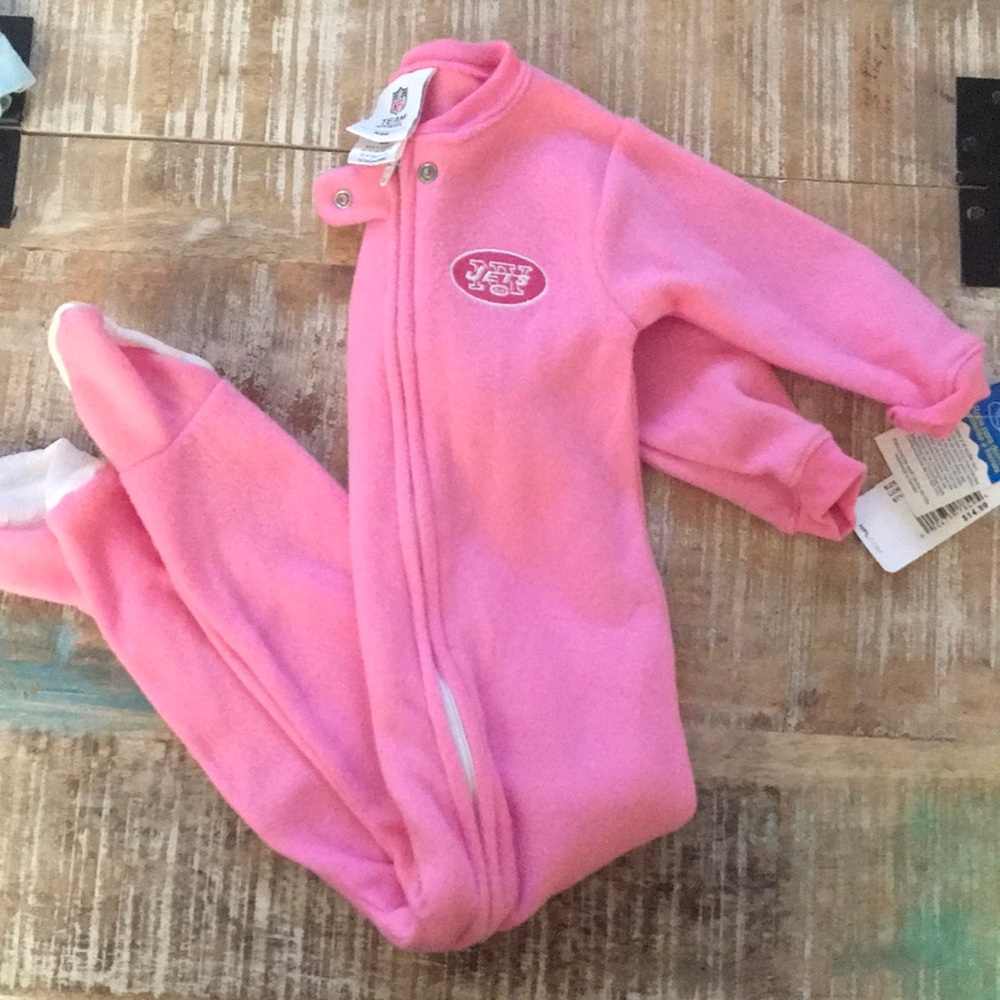Jets baby girl pjs! 6-9 months NWT
